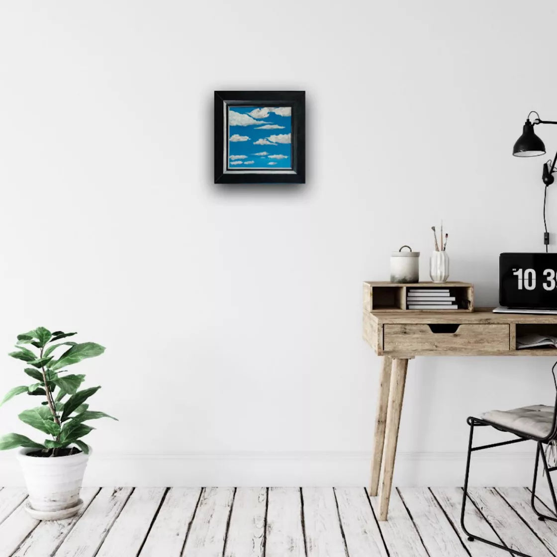 Blue Sky Thinking (2020) Acrylic painting