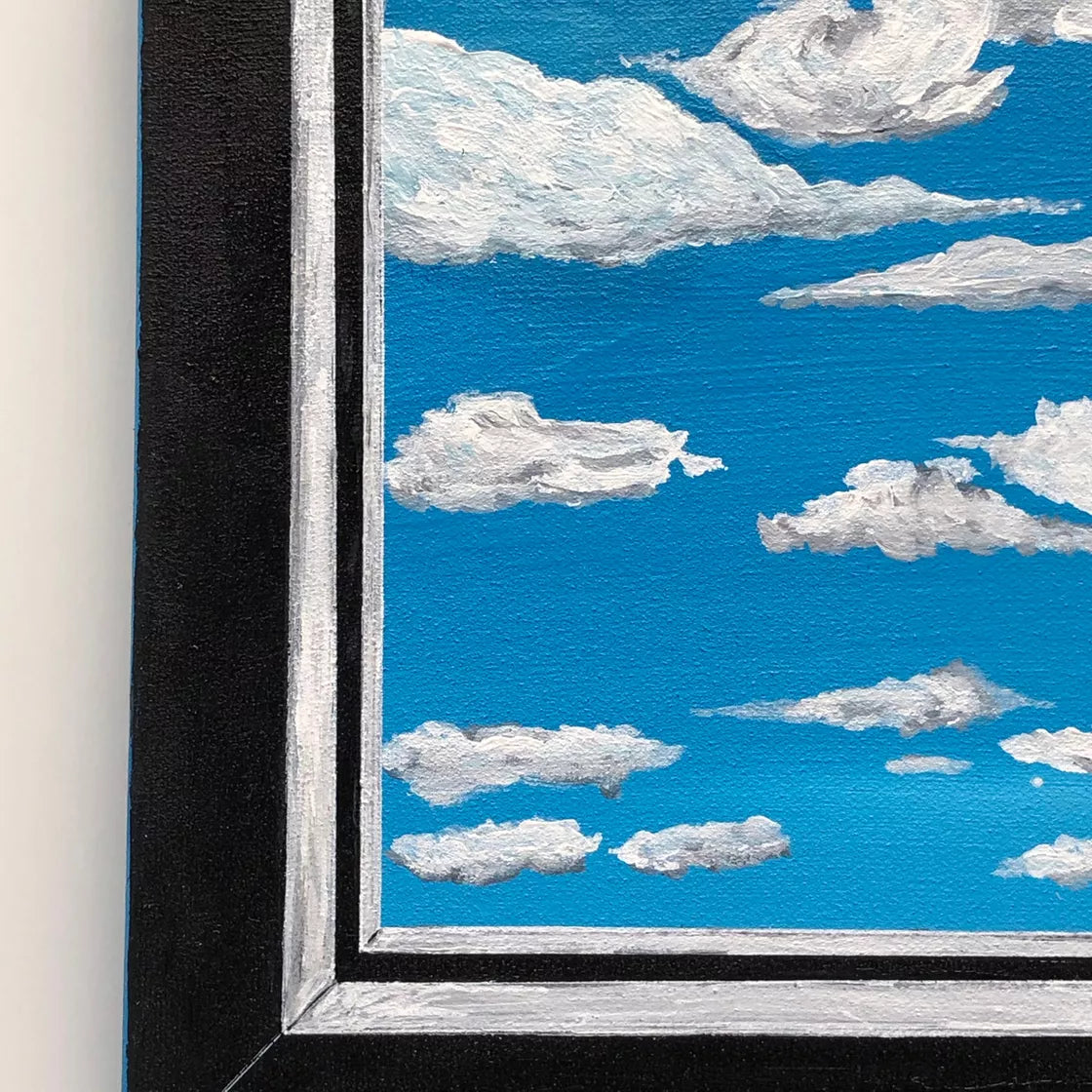 Blue Sky Thinking (2020) Acrylic painting
