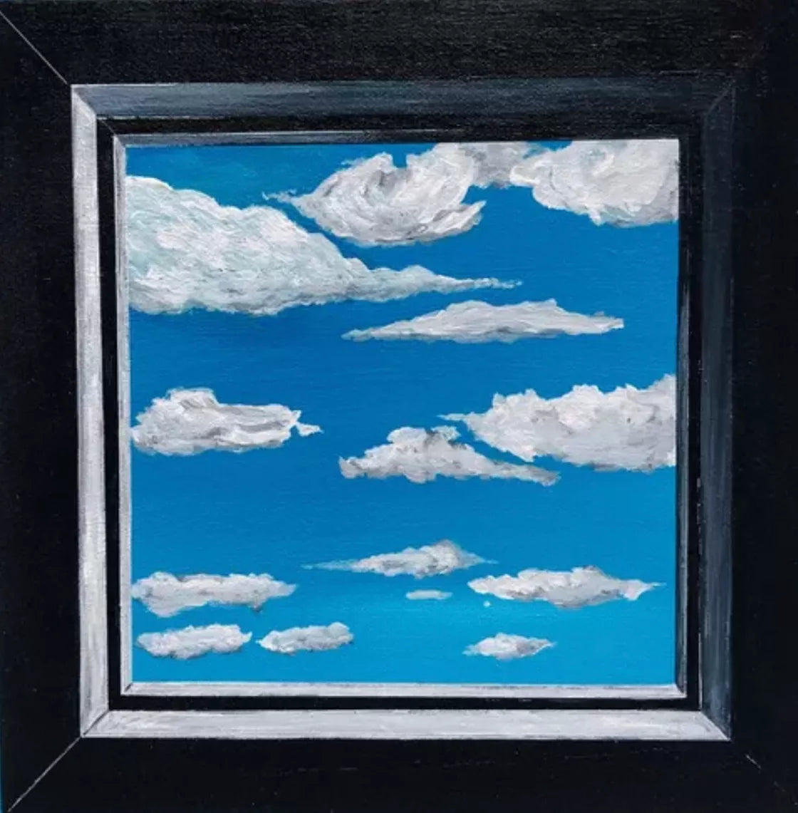 Blue Sky Thinking (2020) Acrylic painting