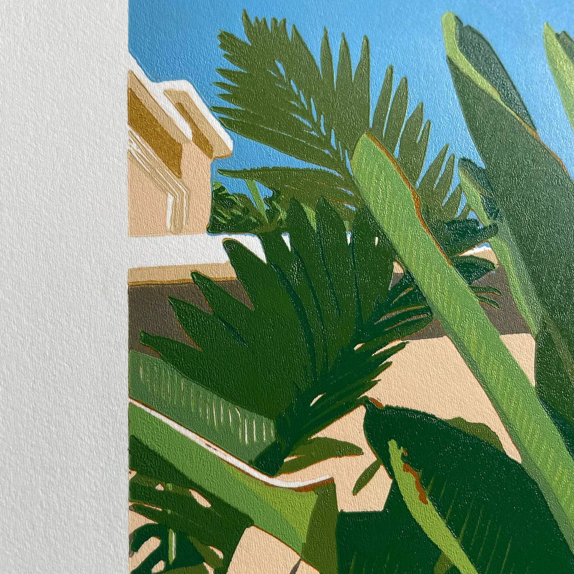 * Fanfare (2022) Linocut print from a limited edition of 15