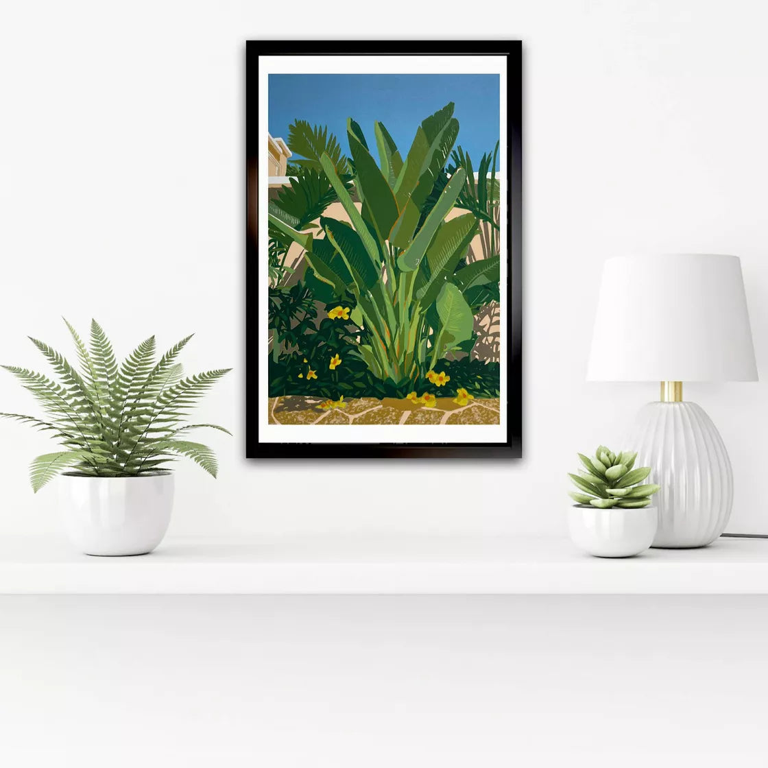 * Fanfare (2022) Linocut print from a limited edition of 15