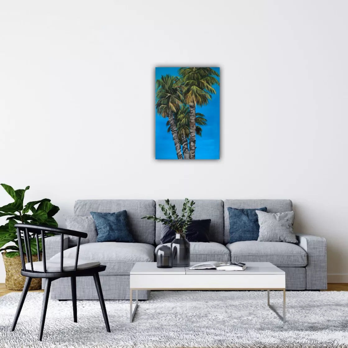 Palm Trees (2020) Acrylic painting