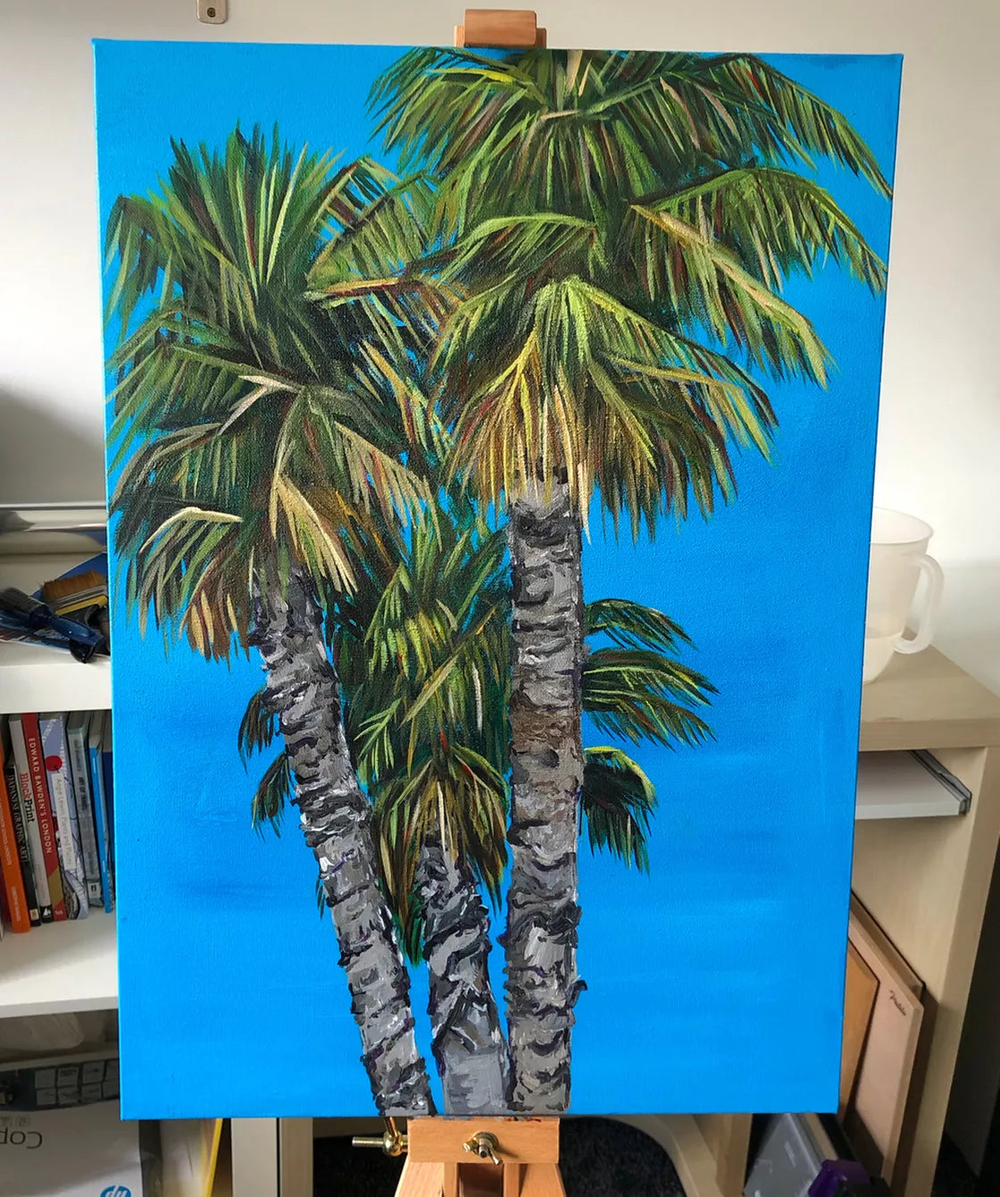 Palm Trees (2020) Acrylic painting
