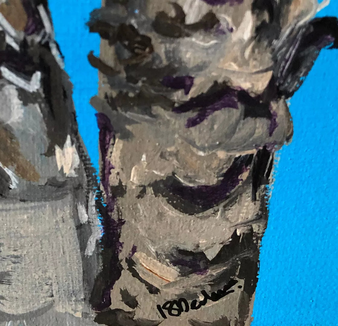 Palm Trees (2020) Acrylic painting